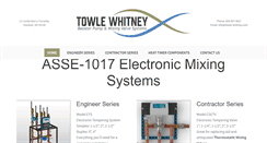 Desktop Screenshot of mixing-valves.com