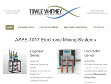 Tablet Screenshot of mixing-valves.com